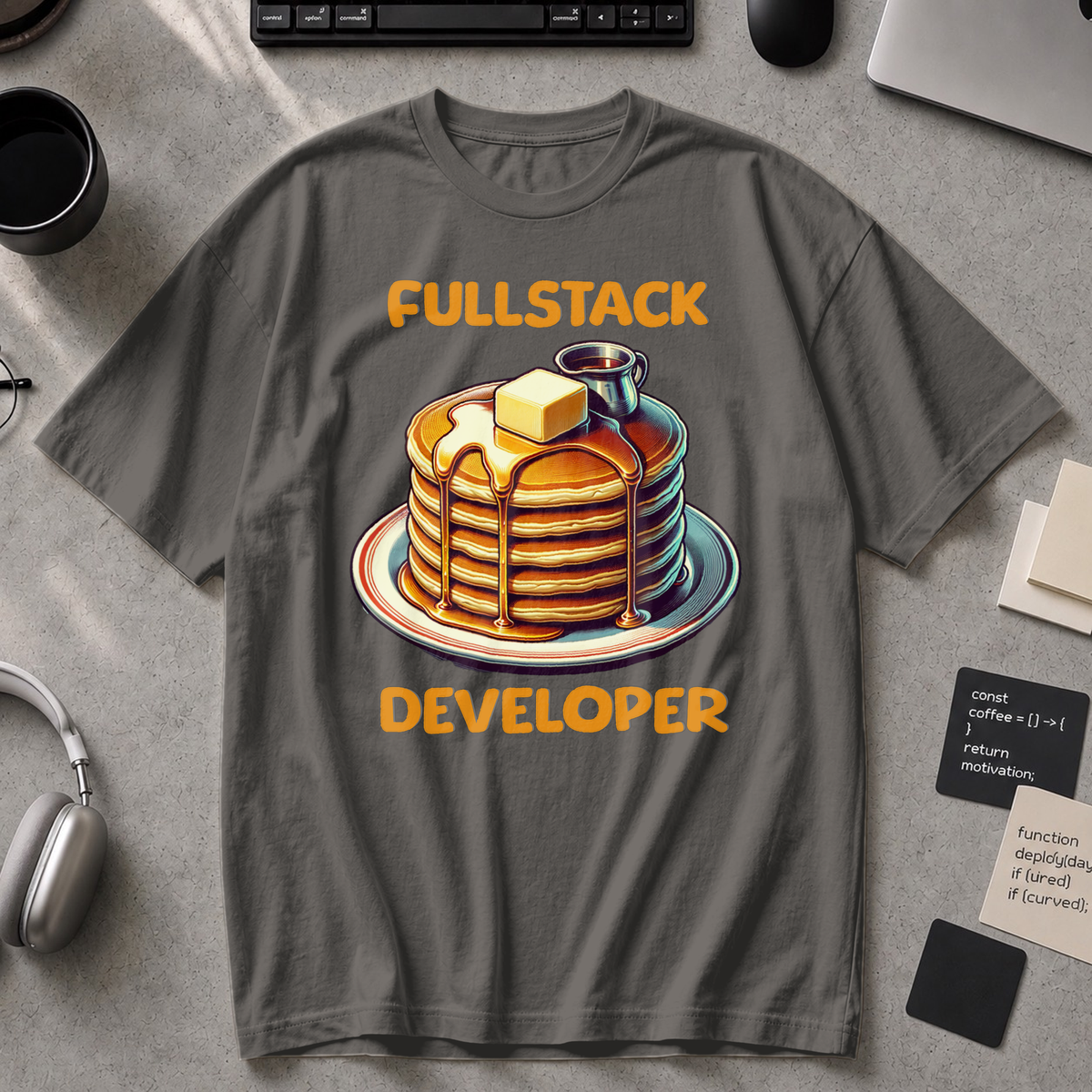 Fullstack Engineer - Pancake Premium Shirt - Pepper