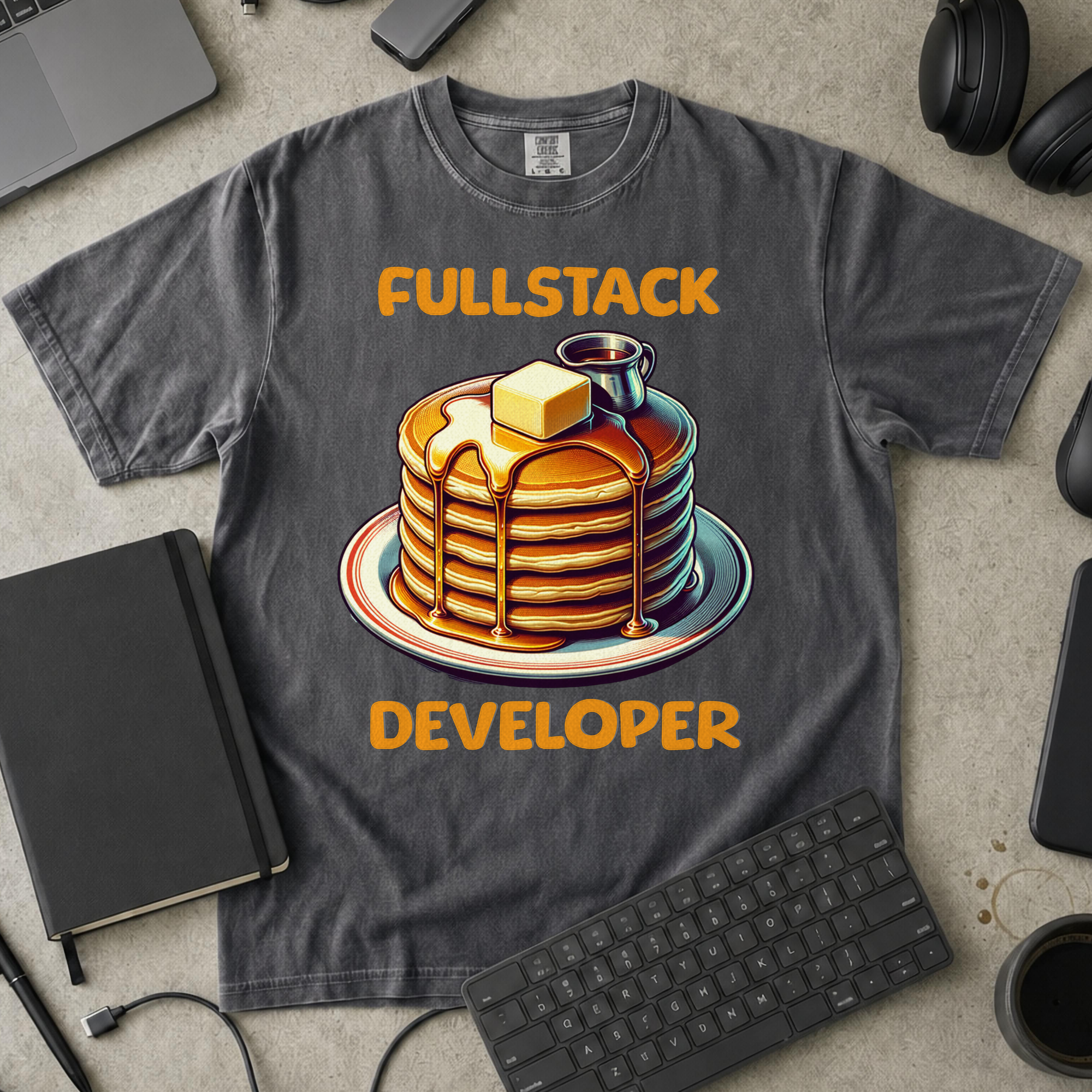 Fullstack Engineer - Pancake Premium Shirt — pepper Premium Shirt mock-up