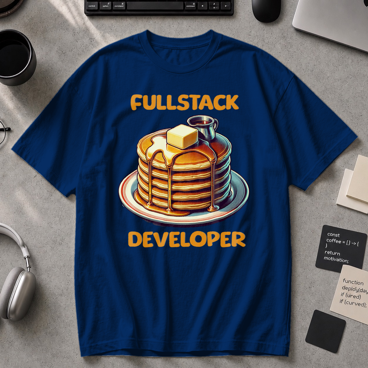 Fullstack Engineer - Pancake Premium Shirt - True Navy