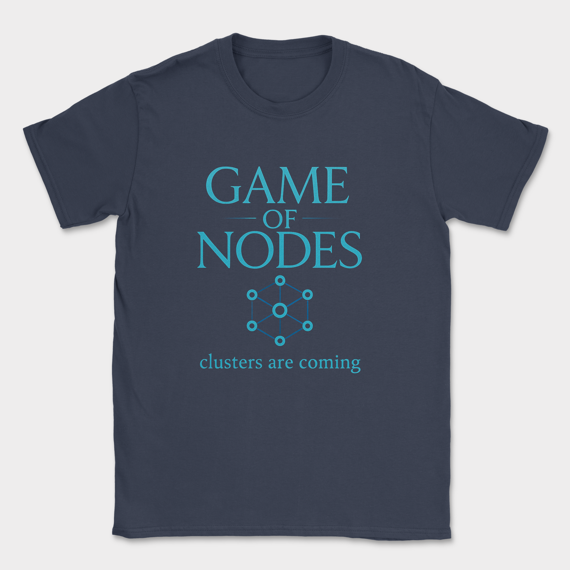 game of nodes shirt — Navy
