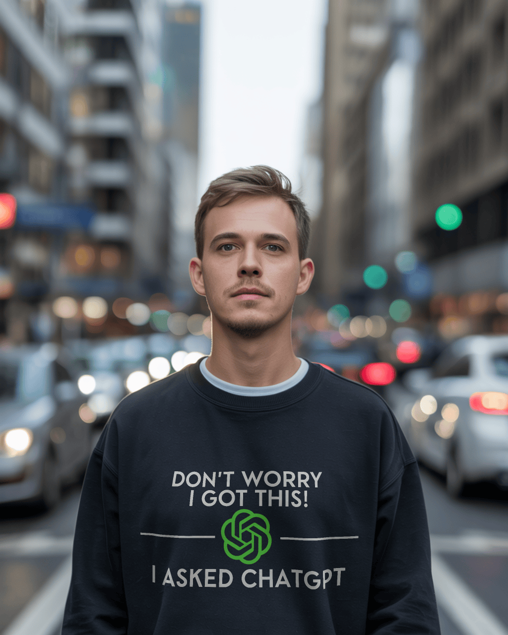 Code Culture i asked chatgpt sweatshirt funny programmer Sweatshirt in S — Code Culture developer clothing