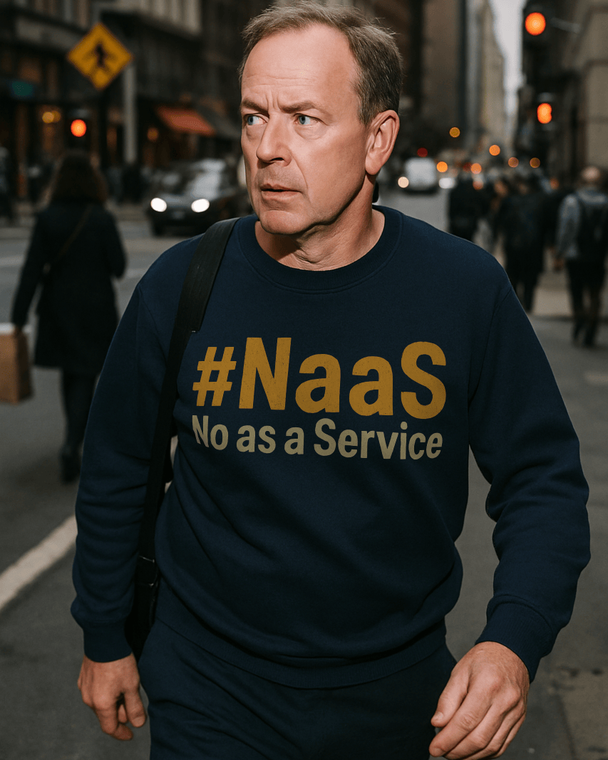 Code Culture #NaaS sweatshirt funny programmer Sweatshirt in S — Code Culture developer clothing