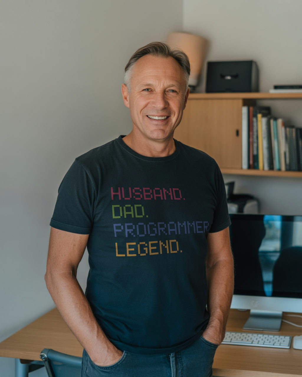 husband dad programmer legend shirt