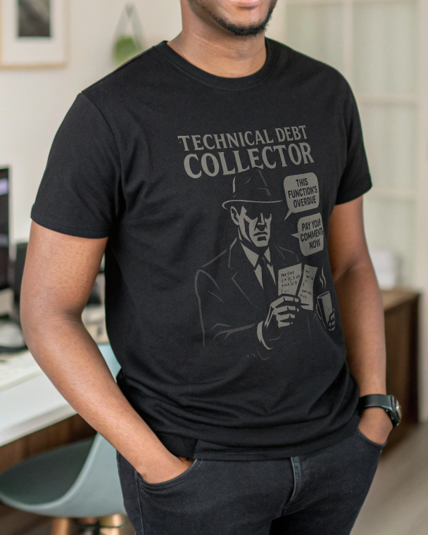 Technical Debt Collector shirt
