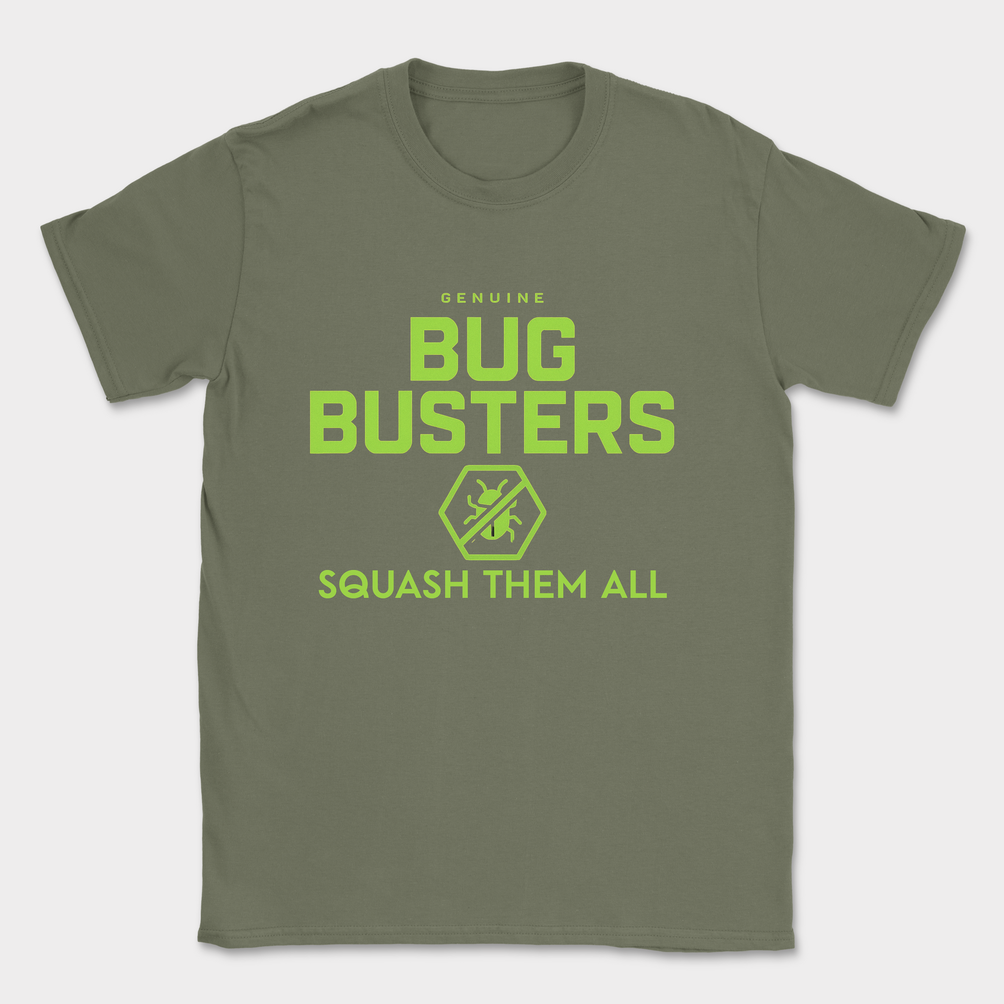 genuine bug buster shirt — Military Green