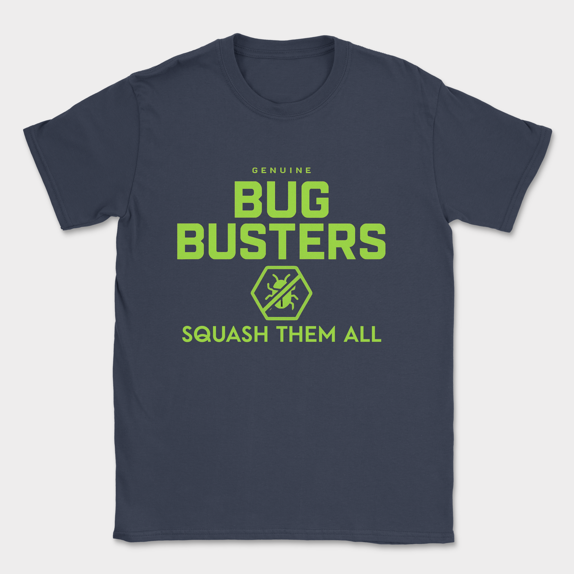 genuine bug buster shirt — Navy
