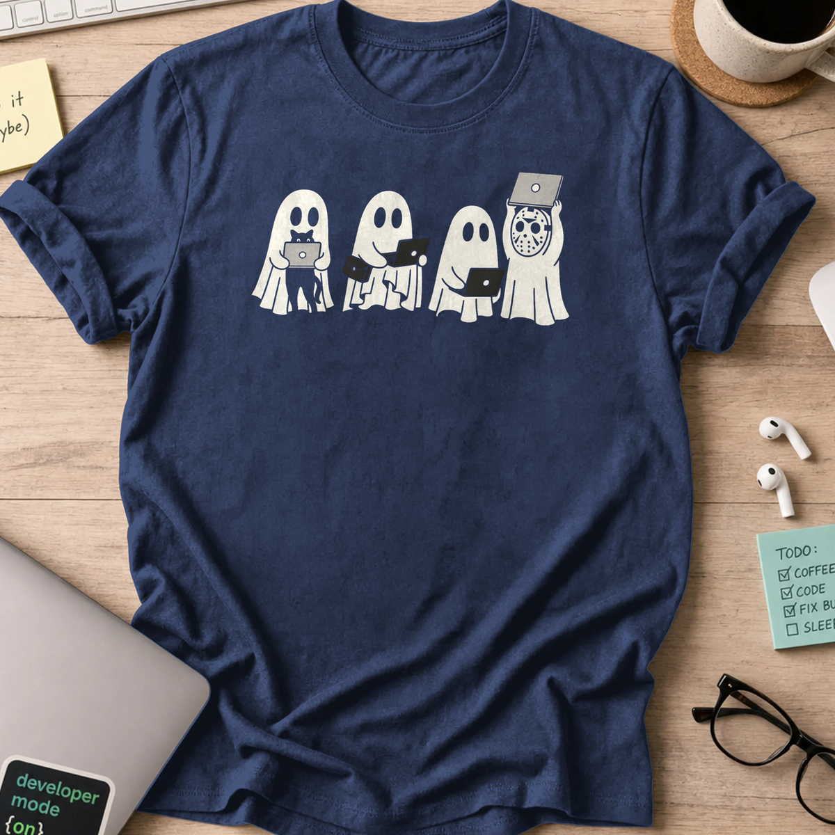 ghost team shirt - Navy