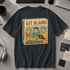 git blame game Premium Shirt - Black
