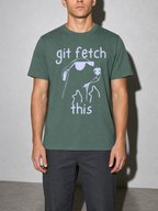 git fetch this Graphic IT Nerd T-Shirt – Blue Spruce detail