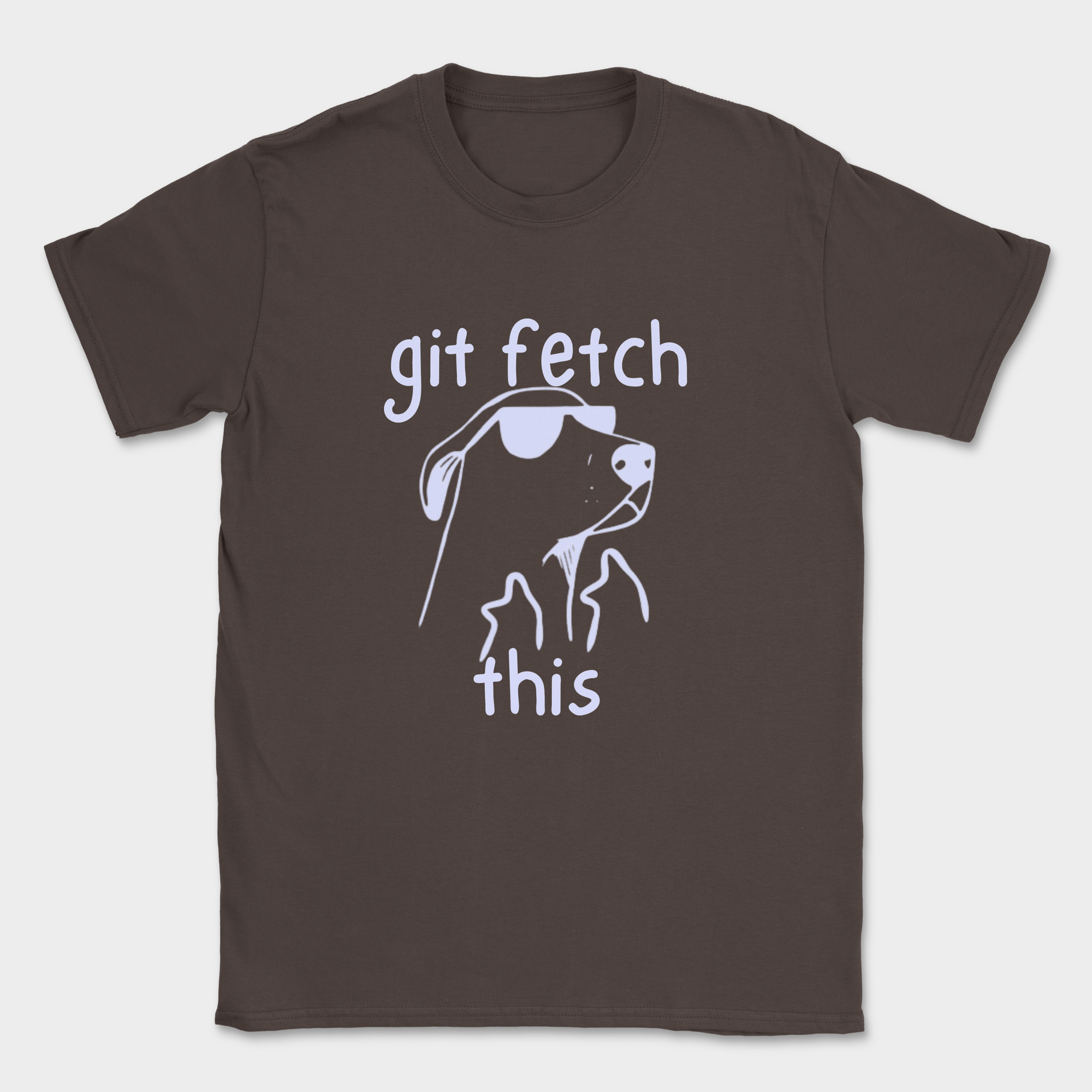 git fetch this shirt — Dark Chocolate