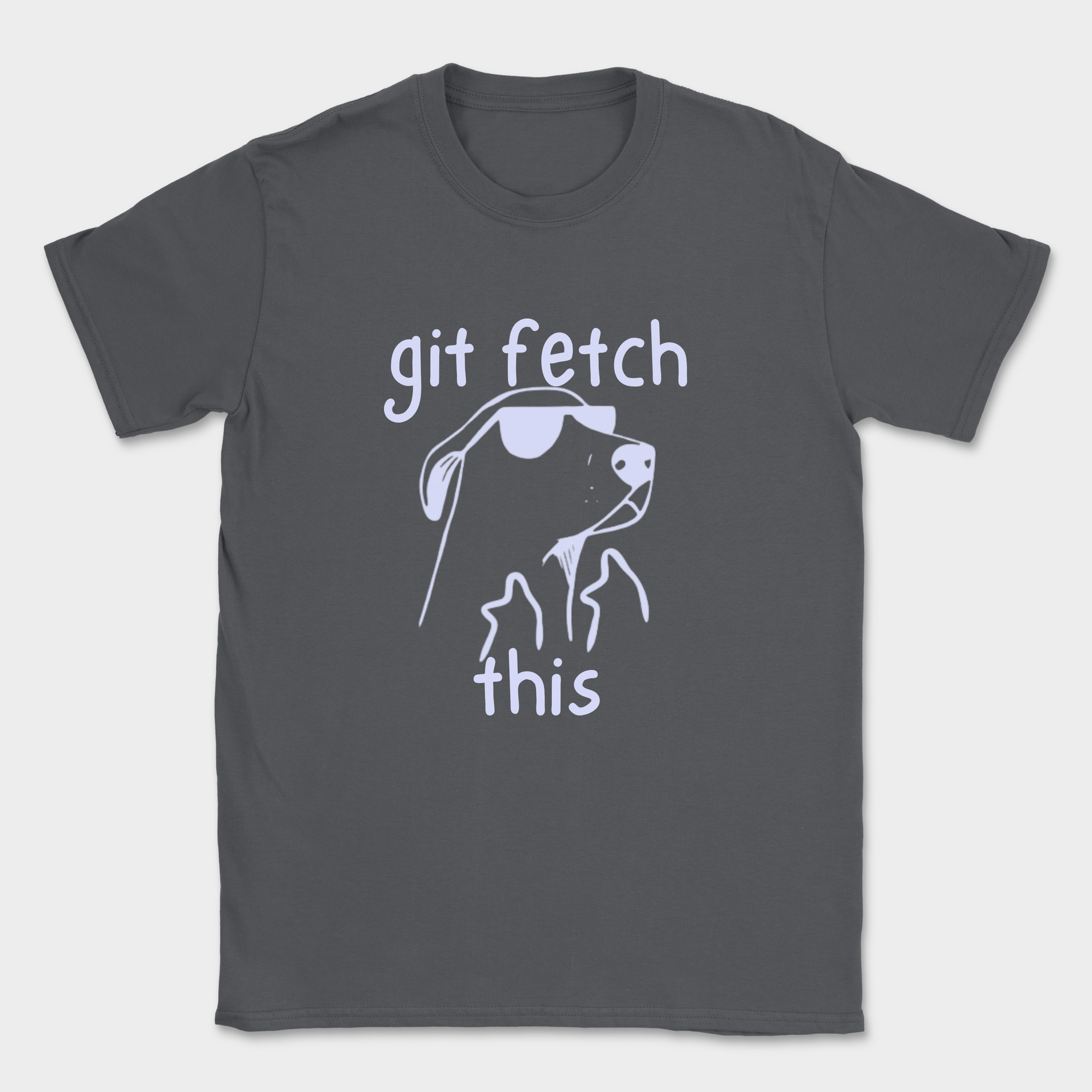 git fetch this shirt — Dark Heather Grey