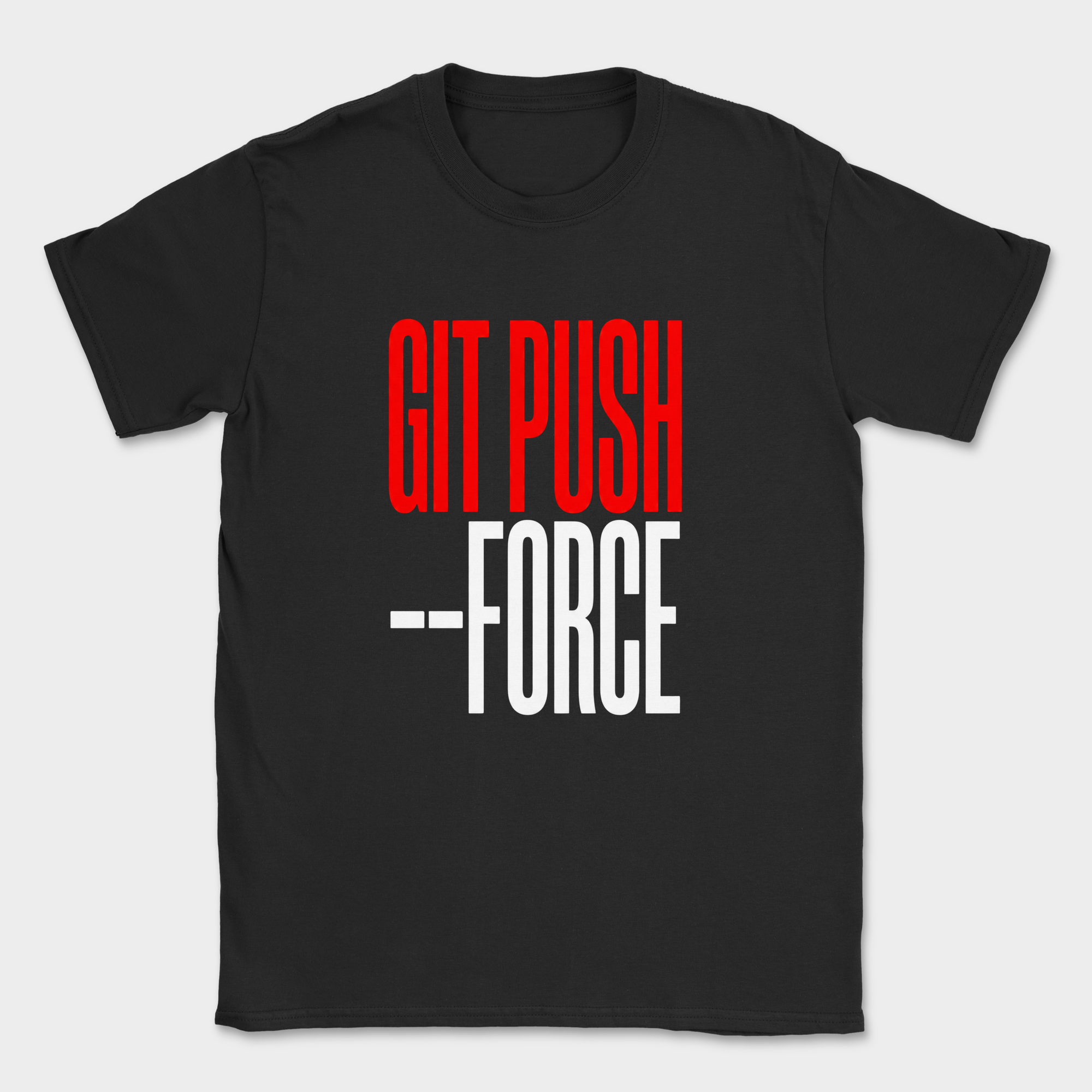 git push --force shirt — Black
