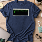 git commit -m "fixed stuff" shirt - Navy