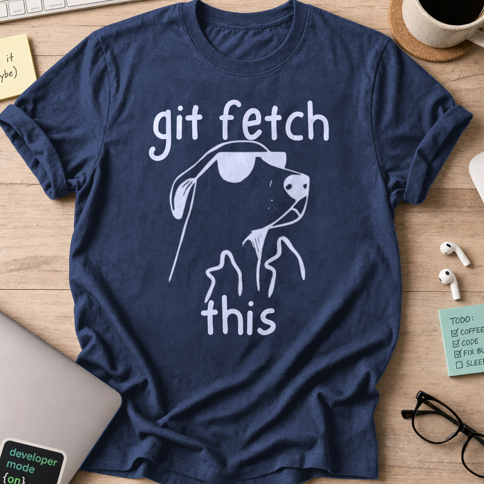 git fetch this shirt - Navy