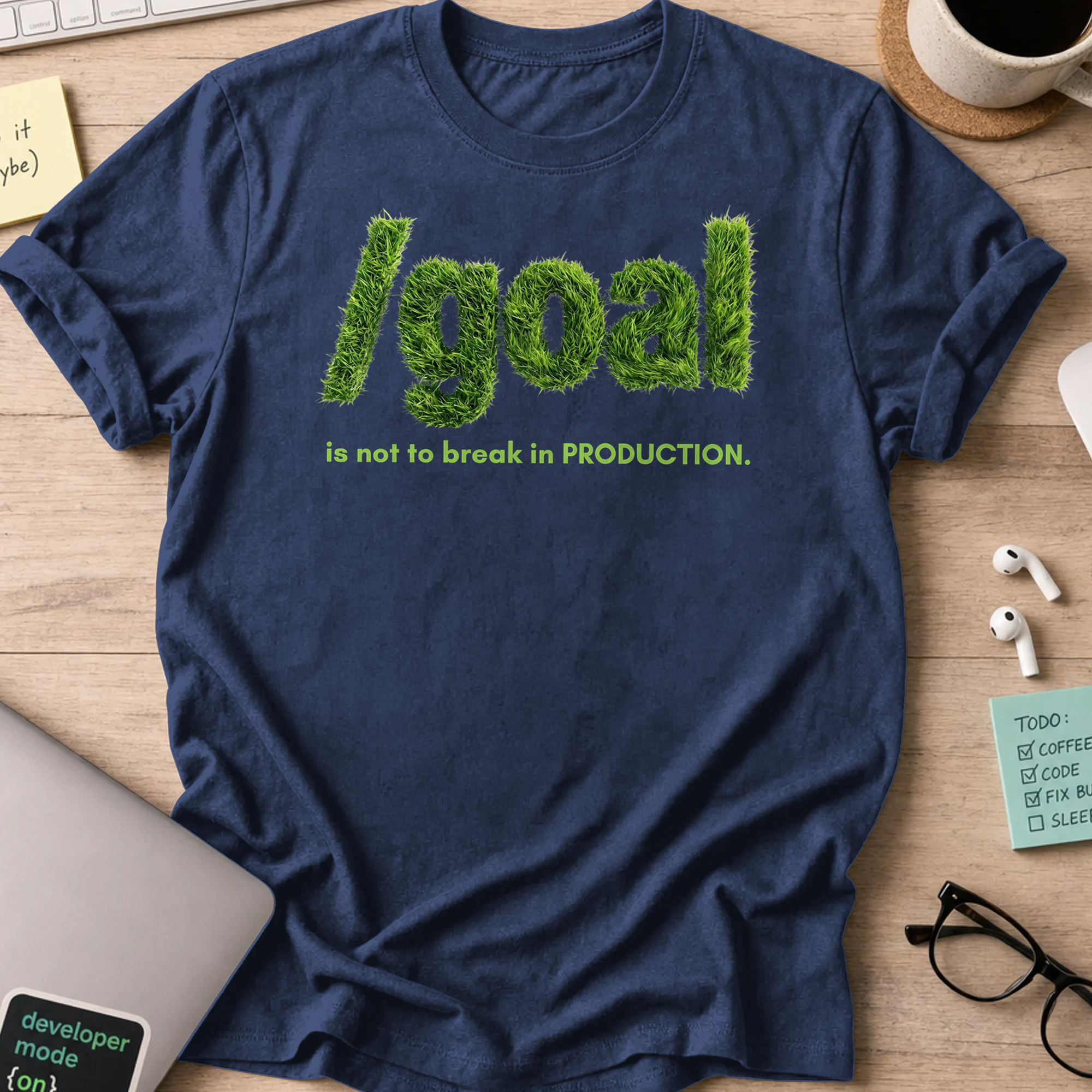 /goal Not To Break Production Shirt - Navy