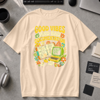 Good Vibes And Bad Documentation Premium Shirt - Ivory