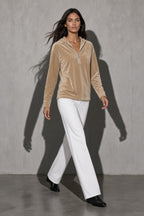 Women's Hoodie Quarter-Zip Relaxed Fit
