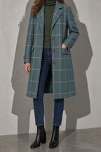 Women's Coat Longline Button Front