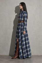 Lauren | Classic Belted Button-Up Shirt Dress