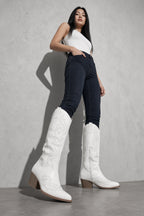 Women's Boots Western Knee-High Shaft