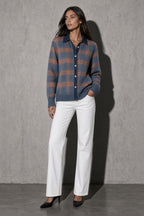 Women's Cardigan Button-Front Longline Shape