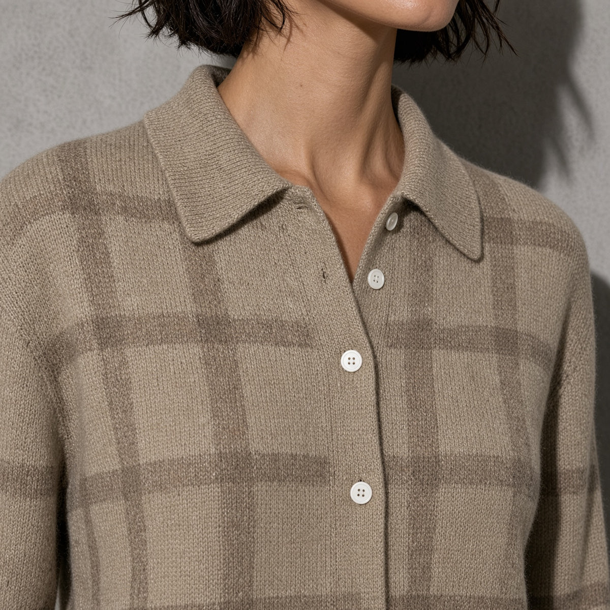 Women's Cardigan Button-Front Longline Shape