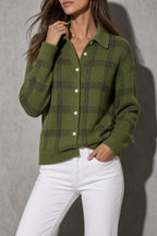 Women's Cardigan Button-Front Longline Shape