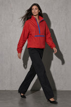 Women's Jacket Colour-Block Windbreaker