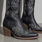 Women's Boots Western Knee-High Shaft