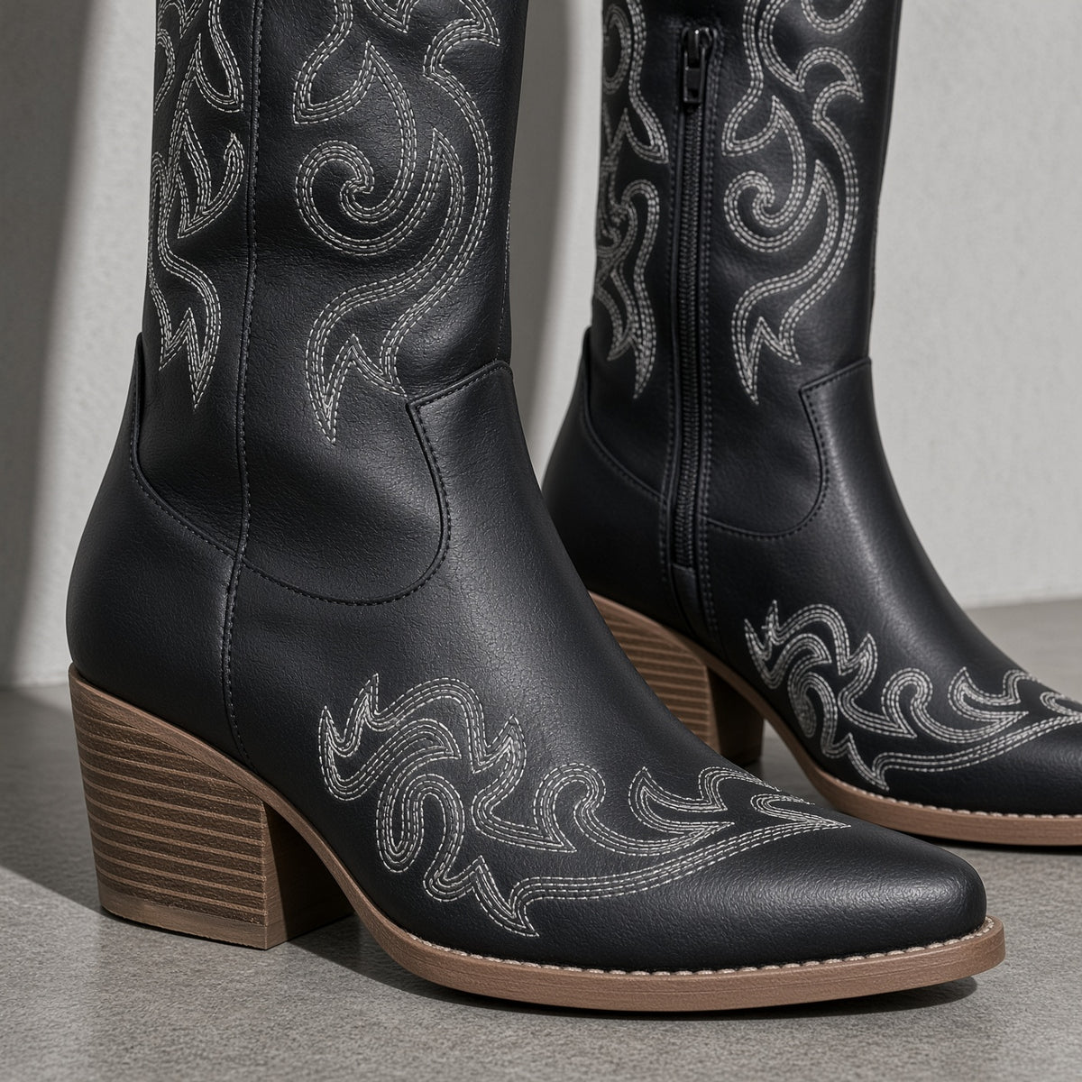 Women's Boots Western Knee-High Shaft