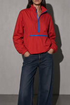 Women's Jacket Colour-Block Windbreaker