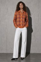 Women's Cardigan Button-Front Longline Shape