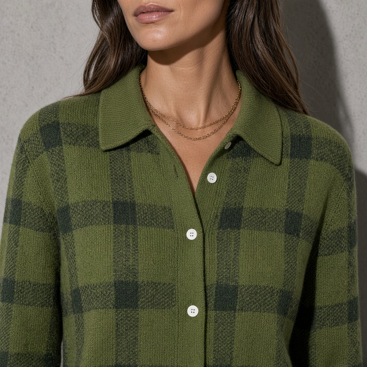 Women's Cardigan Button-Front Longline Shape