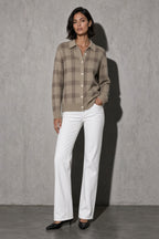 Women's Cardigan Button-Front Longline Shape