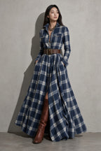 Lauren | Classic Belted Button-Up Shirt Dress