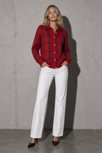 Women's Cardigan Button-Front Longline Shape