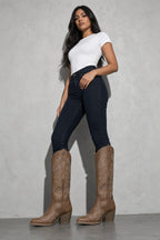 Women's Boots Western Knee-High Shaft