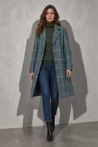 Women's Coat Longline Button Front