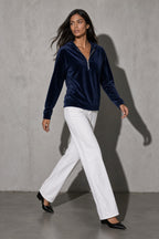Women's Hoodie Quarter-Zip Relaxed Fit