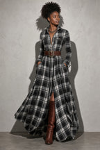 Lauren | Classic Belted Button-Up Shirt Dress