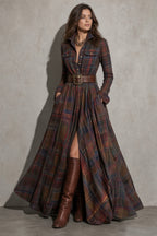 Lauren | Classic Belted Button-Up Shirt Dress