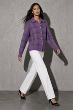 Women's Cardigan Button-Front Longline Shape