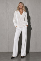 Women's Hoodie Quarter-Zip Relaxed Fit