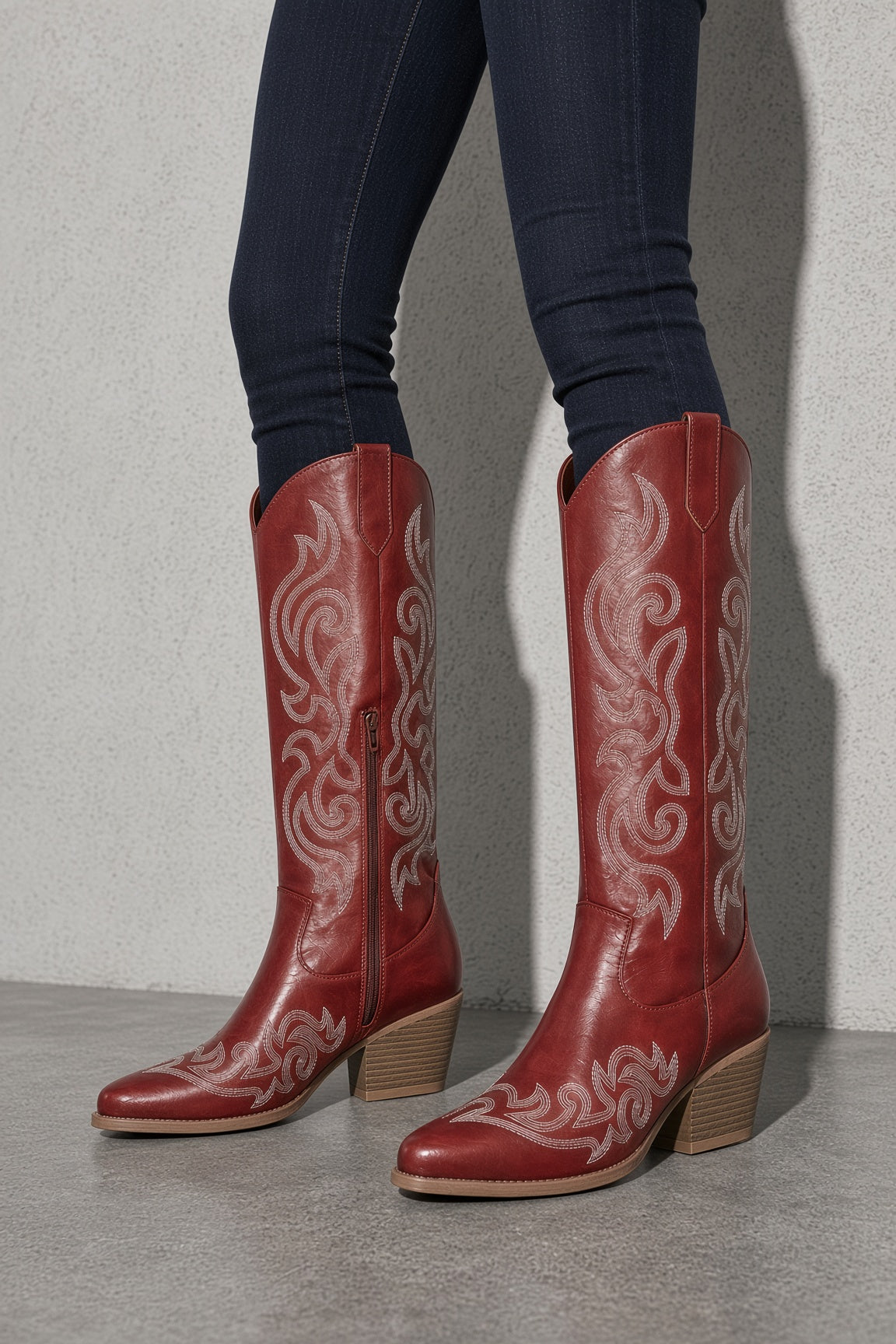 Women's Boots Western Knee-High Shaft