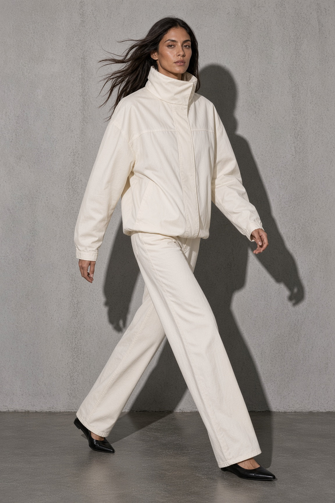 Women's Jacket Windbreaker Funnel Neck