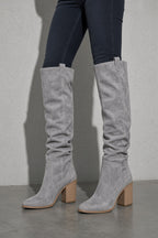 Women's Boots Knee-High Block Heel