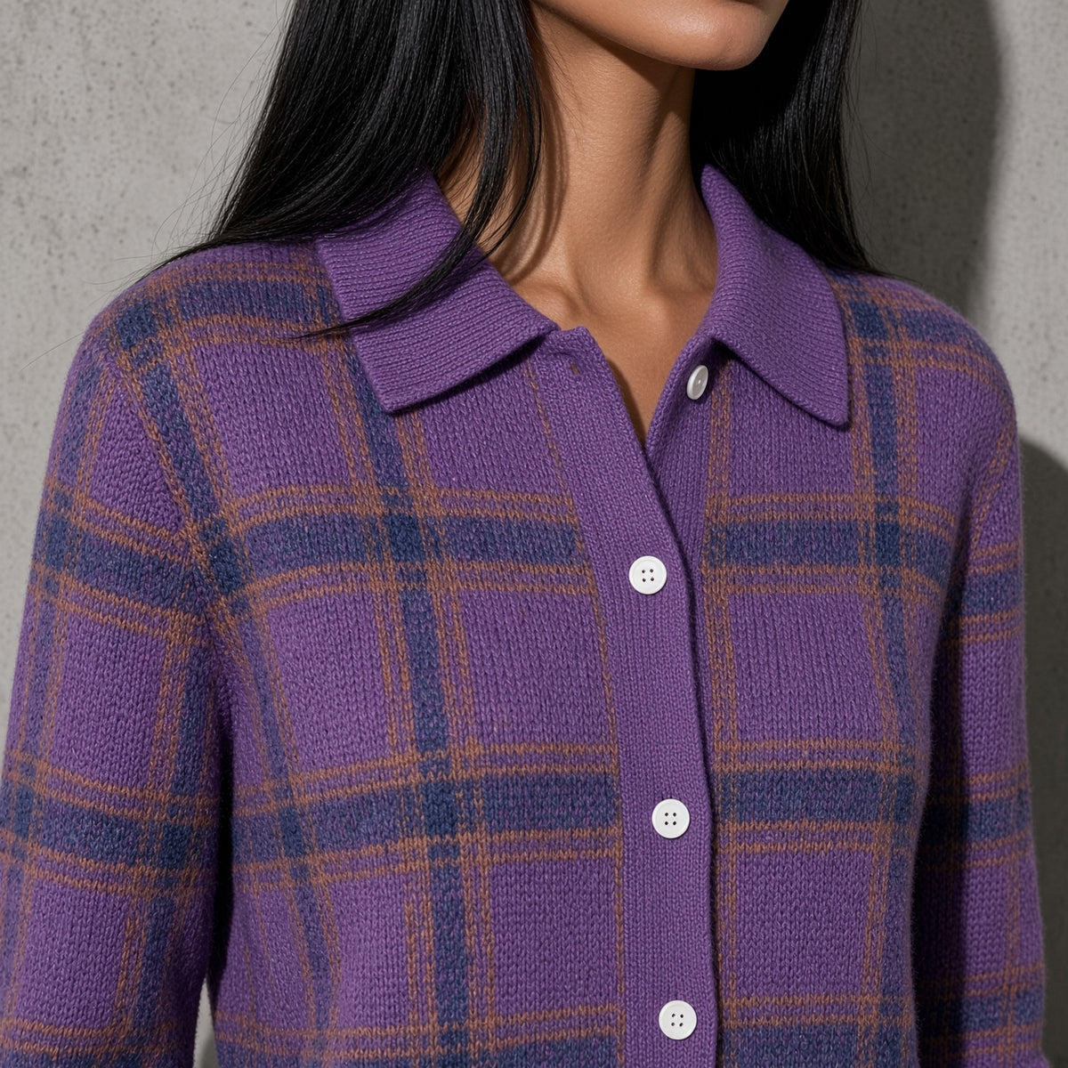 Women's Cardigan Button-Front Longline Shape