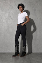 Women's Boots Embroidered Western Knee-High Shaft