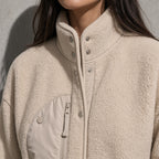 Women's Jacket Sherpa Fleece Stand Collar