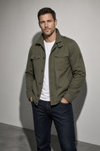 Men's Jacket Four-Pocket Stand Collar
